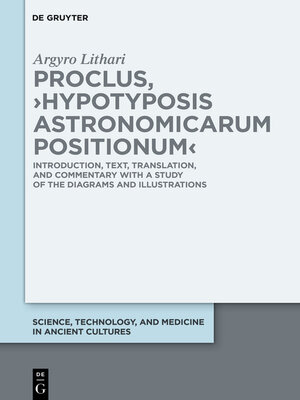 cover image of Proclus, ›Hypotyposis Astronomicarum Positionum